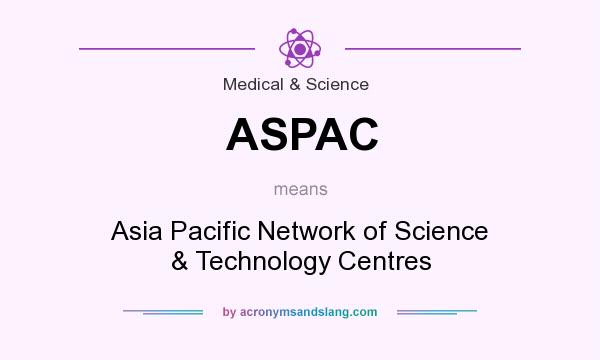 What does ASPAC mean? It stands for Asia Pacific Network of Science & Technology Centres