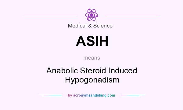 What does ASIH mean? It stands for Anabolic Steroid Induced Hypogonadism