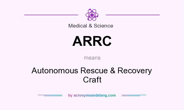 What does ARRC mean? It stands for Autonomous Rescue & Recovery Craft
