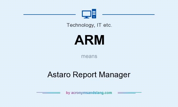 What does ARM mean? It stands for Astaro Report Manager