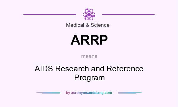 What does ARRP mean? It stands for AIDS Research and Reference Program