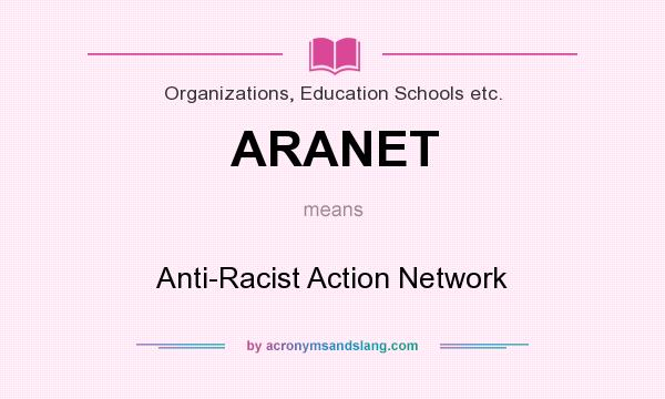 What does ARANET mean? It stands for Anti-Racist Action Network