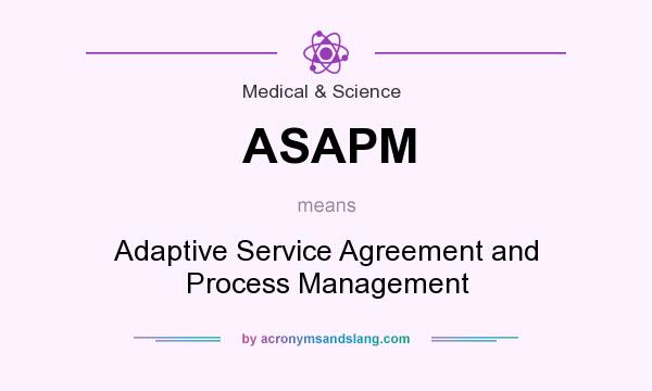 What does ASAPM mean? It stands for Adaptive Service Agreement and Process Management