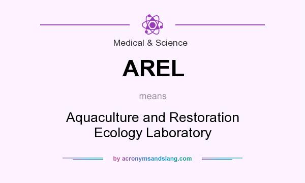 What does AREL mean? It stands for Aquaculture and Restoration Ecology Laboratory