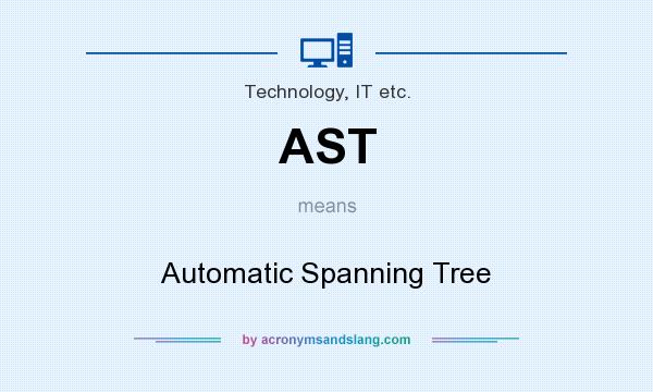 What does AST mean? It stands for Automatic Spanning Tree