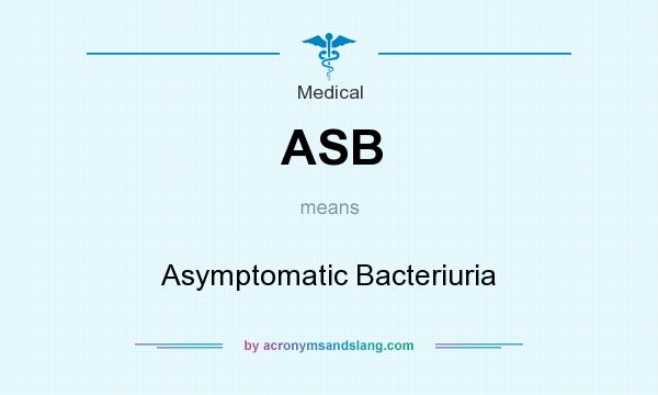 What does ASB mean? It stands for Asymptomatic Bacteriuria