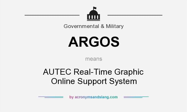 What does ARGOS mean? It stands for AUTEC Real-Time Graphic Online Support System