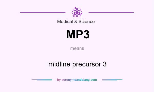 What does MP3 mean? It stands for midline precursor 3