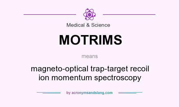 What does MOTRIMS mean? It stands for magneto-optical trap-target recoil ion momentum spectroscopy
