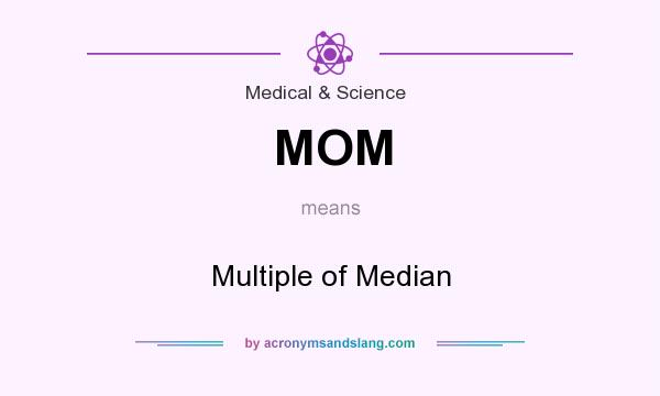 What does MOM mean? It stands for Multiple of Median