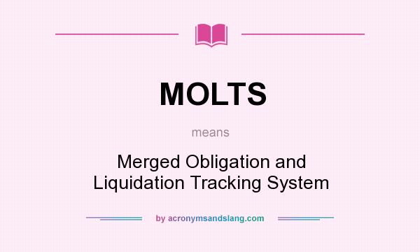 What does MOLTS mean? It stands for Merged Obligation and Liquidation Tracking System