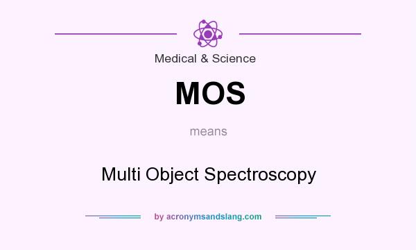 What does MOS mean? It stands for Multi Object Spectroscopy
