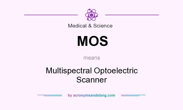 What does MOS mean? It stands for Multispectral Optoelectric Scanner