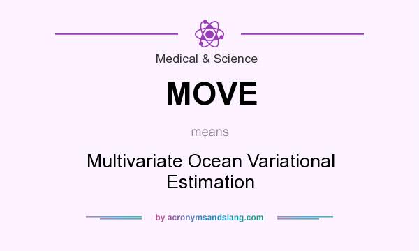 What does MOVE mean? It stands for Multivariate Ocean Variational Estimation