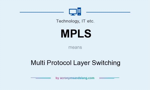 What does MPLS mean? It stands for Multi Protocol Layer Switching