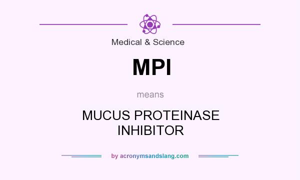 What does MPI mean? It stands for MUCUS PROTEINASE INHIBITOR