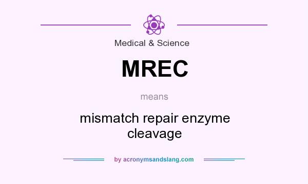 What does MREC mean? It stands for mismatch repair enzyme cleavage