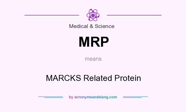 What does MRP mean? It stands for MARCKS Related Protein