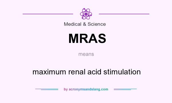 What does MRAS mean? It stands for maximum renal acid stimulation