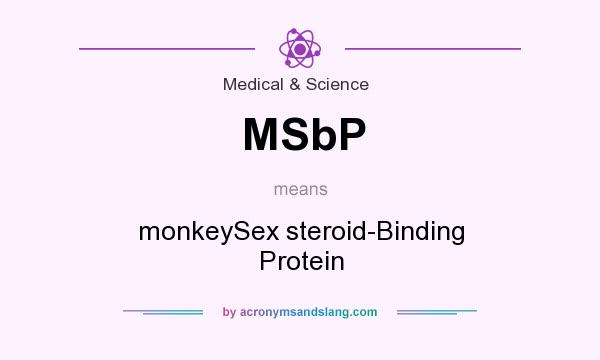 What does MSbP mean? It stands for monkeySex steroid-Binding Protein