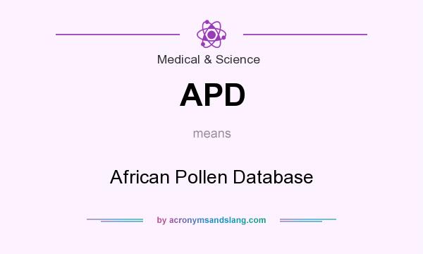 What does APD mean? It stands for African Pollen Database