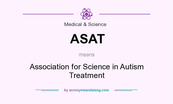 What does ASAT mean? It stands for Association for Science in Autism Treatment
