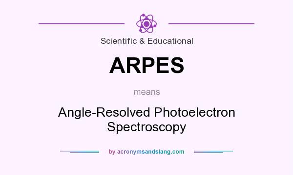 What does ARPES mean? It stands for Angle-Resolved Photoelectron Spectroscopy