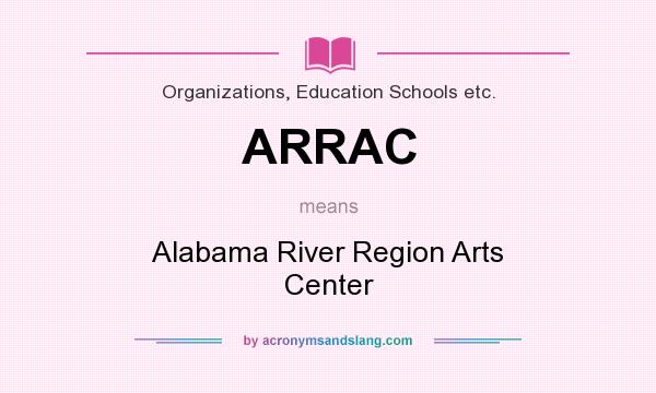 What does ARRAC mean? It stands for Alabama River Region Arts Center