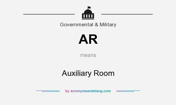 What does AR mean? It stands for Auxiliary Room
