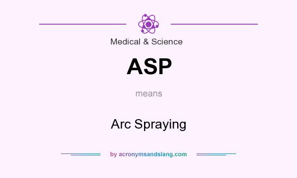 What does ASP mean? It stands for Arc Spraying
