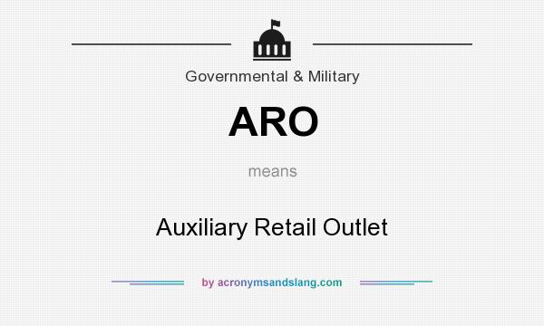 What does ARO mean? It stands for Auxiliary Retail Outlet