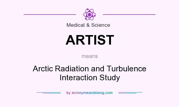 What does ARTIST mean? It stands for Arctic Radiation and Turbulence Interaction Study