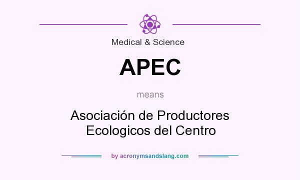What does APEC mean? It stands for Asociación de Productores Ecologicos del Centro