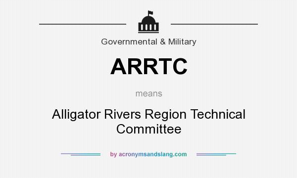What does ARRTC mean? It stands for Alligator Rivers Region Technical Committee