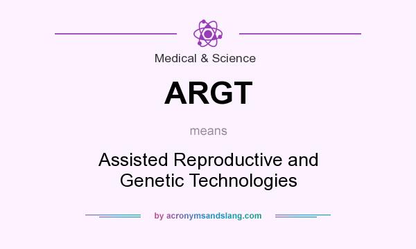 What does ARGT mean? It stands for Assisted Reproductive and Genetic Technologies