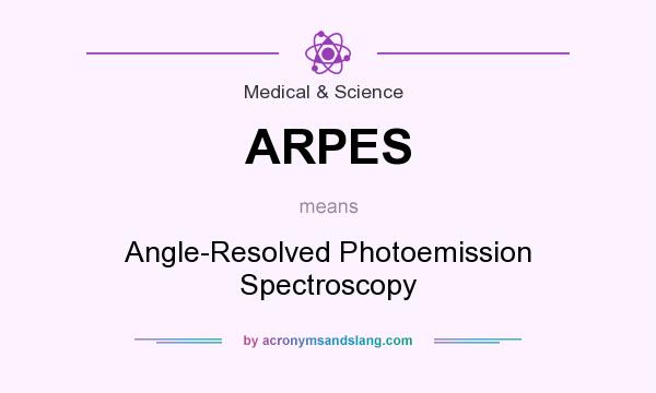 What does ARPES mean? It stands for Angle-Resolved Photoemission Spectroscopy