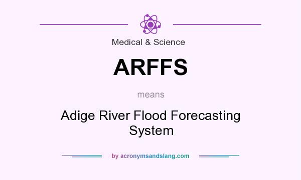 What does ARFFS mean? It stands for Adige River Flood Forecasting System