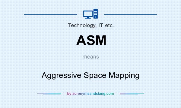 What does ASM mean? It stands for Aggressive Space Mapping