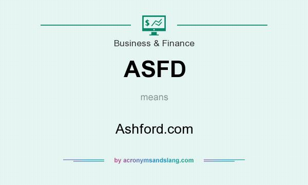 What does ASFD mean? It stands for Ashford.com