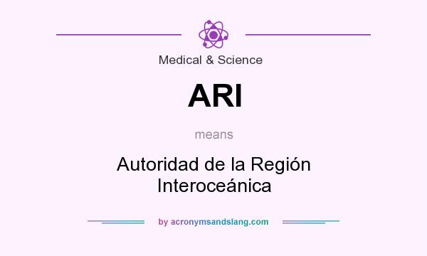 What does ARI mean? It stands for Autoridad de la Región Interoceánica