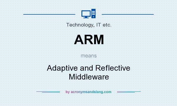 What does ARM mean? It stands for Adaptive and Reflective Middleware