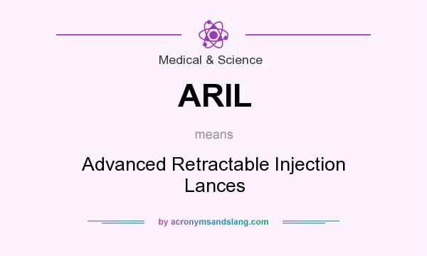 What does ARIL mean? It stands for Advanced Retractable Injection Lances