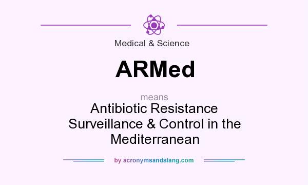 What does ARMed mean? It stands for Antibiotic Resistance Surveillance & Control in the Mediterranean