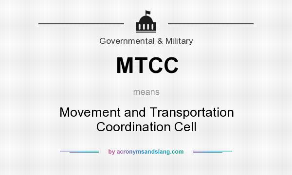 What does MTCC mean? It stands for Movement and Transportation Coordination Cell