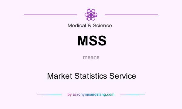 What does MSS mean? It stands for Market Statistics Service