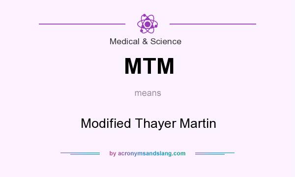 What does MTM mean? It stands for Modified Thayer Martin