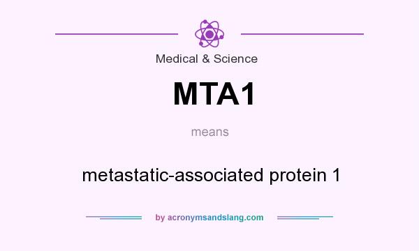 What does MTA1 mean? It stands for metastatic-associated protein 1