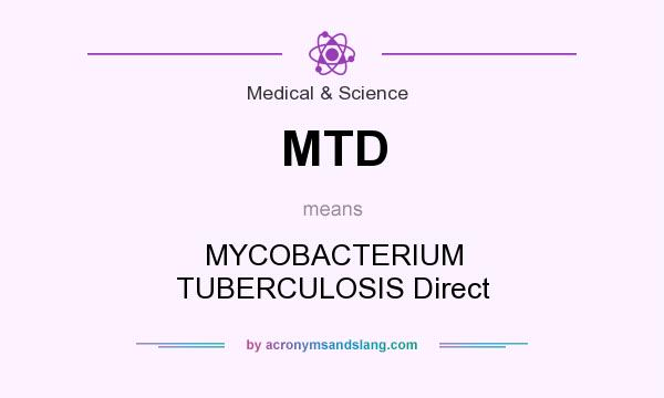 What does MTD mean? It stands for MYCOBACTERIUM TUBERCULOSIS Direct