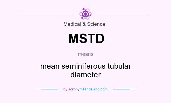 What does MSTD mean? It stands for mean seminiferous tubular diameter
