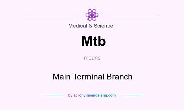 What does Mtb mean? It stands for Main Terminal Branch